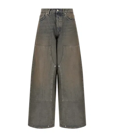 Haikure Belt Loop Jeans In Gray