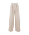 Haikure Relaxed Wide Leg Jeans In Nude