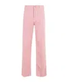 Haikure Belt-loop Jeans In Pink
