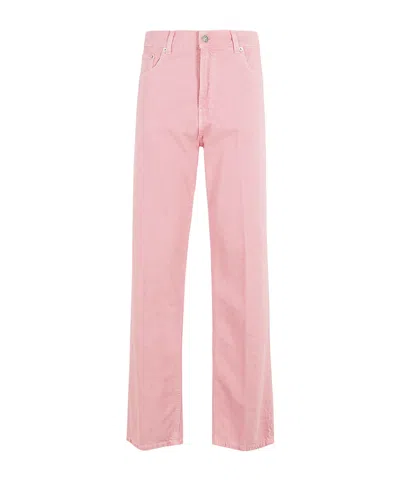 Haikure Belt-loop Jeans In Pink