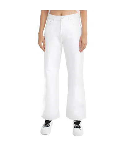 Haikure Belt-loop Jeans In White