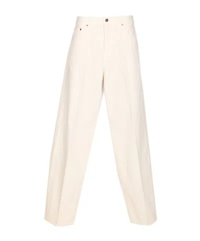 Haikure Belt Loop Jeans In White
