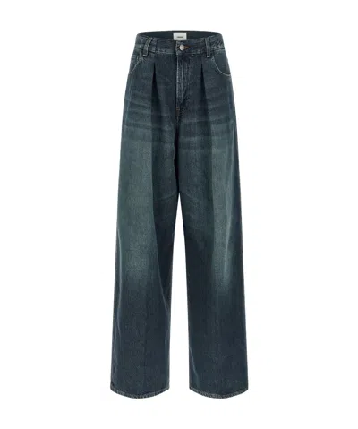 HAIKURE HAIKURE CANDY PLEAT DETAILED WIDE-LEG JEANS