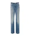 Haikure Belt-loop Jeans. In Blue
