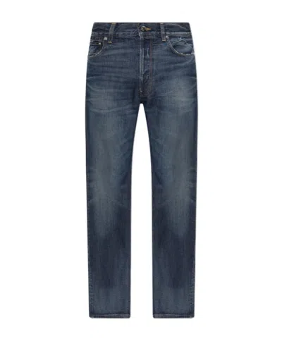 Haikure Belt-loop Jeans In Blue