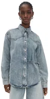 Haikure Belty J Authentic Wash Jacket Authentic Wash In Blue