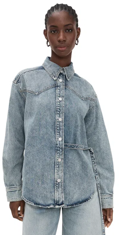Haikure Belty J Authentic Wash Jacket Authentic Wash In Blue