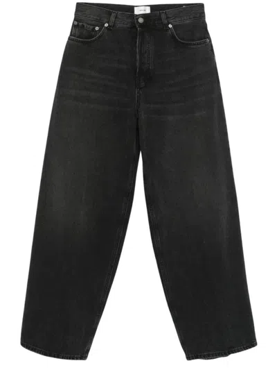 Haikure Betania Relaxed Wide-leg Jeans In Black
