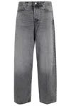 Haikure Grey Cotton Denim Jeans In Brown