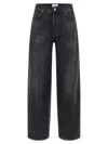 Haikure Bethany Straight Jeans Belt Loops In Black