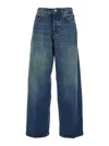 Haikure 'bethany' Blue Jeans With Logo Patch On The Rear In Blue