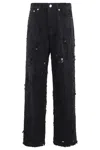 Haikure Bethany Bull Destroy Jeans Black
