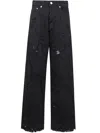 Haikure Bethany Bull Destroy Jeans Black