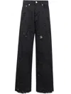 Haikure Bethany Bull Destroy Jeans Black In Grey