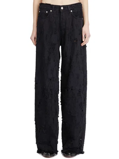 HAIKURE HAIKURE BETHANY BULL DESTROY DENIM PANTS