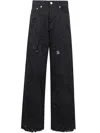Haikure Bethany Bull Destroy Jeans Black In Elephant