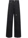 Haikure Bethany Bull Destroy Jeans Black In Grey