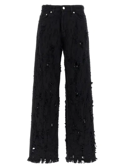 Haikure Bethany Bull Destroy Jeans Black In Elephant