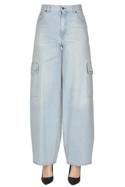 Haikure Bethany Cargo Jeans In Blue