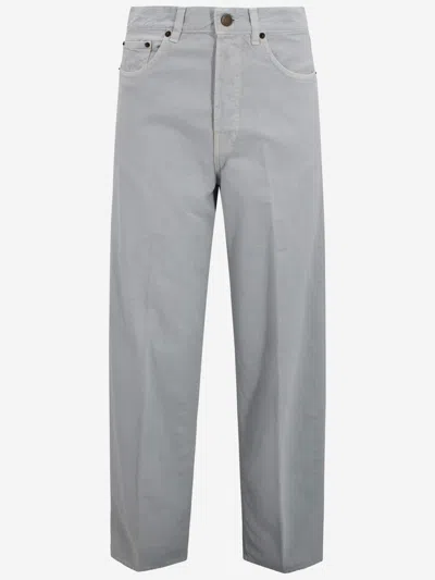 Haikure Bethany Cotton And Linen Jeans In Gray