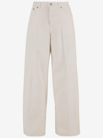 Haikure Bethany Cotton And Linen Jeans In Neutral
