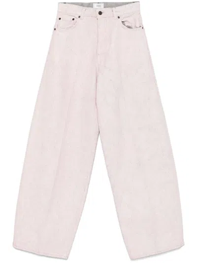 Haikure Elisabetta Franchi Crepe Trousers With Zip Details