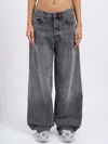 Haikure Bethany Flanel Grey Trousers In Black