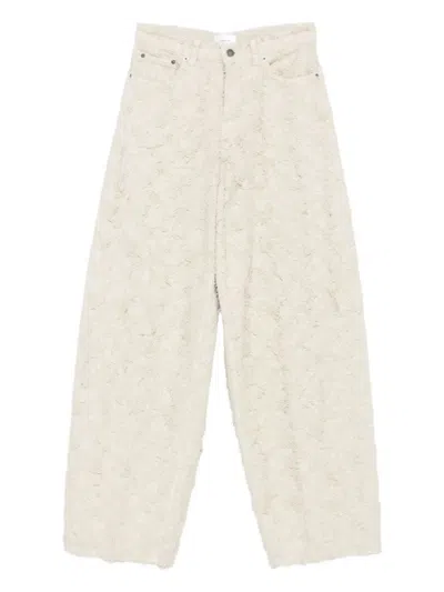Haikure Bethany Frayed-denim Jeans In Neutral