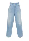 Haikure Jeans Ampi In Blue Aqua
