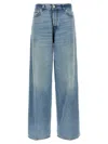 Haikure Candy Pleated Boyfriend Jeans In Blue