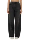 Haikure Denim Wide-leg Jeans In Black