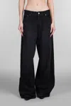 Haikure Bethany Jeans In Black Cotton In Black