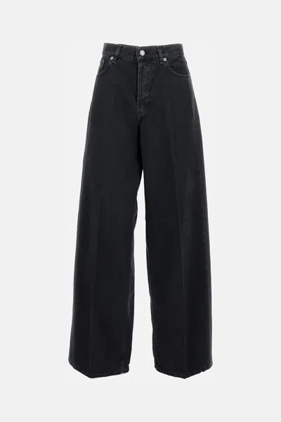 Haikure Wide-leg Denim Trousers In Multi
