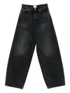 Haikure Bethany Straight Jeans Belt Loops In Black