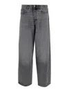 Haikure Wide Fit Cotton Denim Jeans In Black