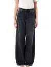 Haikure Bethany Straight Jeans Belt Loops In Black
