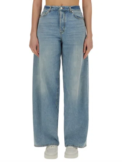 Haikure Bethany Loose Jeans In Blue
