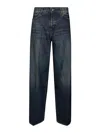 Haikure Bethany Oil Blue Denim Pants In Denim
