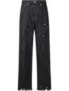 Haikure Bethany Bull Destroy Jeans Black In Grey