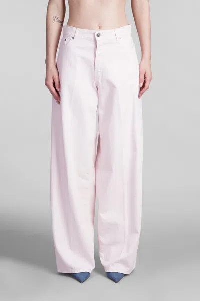 HAIKURE BETHANY JEANS IN ROSE-PINK COTTON