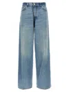 Haikure Candy Pleated Boyfriend Jeans In Blue