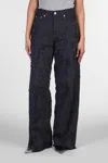 Haikure Bethany Bull Destroy Jeans Black In Petroleum