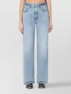 Haikure Bethany Jeans With Contrast Stitching In Blue