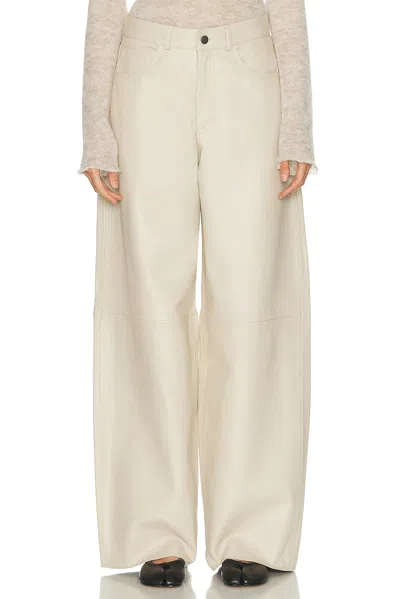 Haikure Bethany Leather Pant In White
