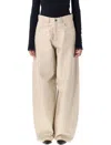 Haikure Bethany Leather Pants In Neutral