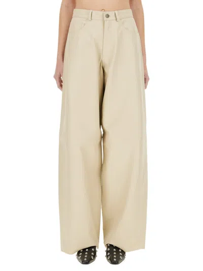 Haikure "bethany" Leather Pants In Purple