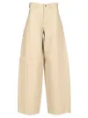 Haikure Bethany Leather Pants In Neutral