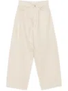 Haikure Bethany Leather Trousers In Neutral