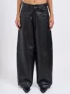 Haikure Bethany Leather Women's Trousers In Black