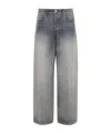 Haikure Bethany Oversized Washed-effect Jeans In Gray